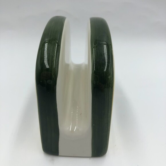 Vintage Style Eyes by Baum Bros Ceramic Napkin Holder Grapevine Fruit Decor - Picture 5 of 13